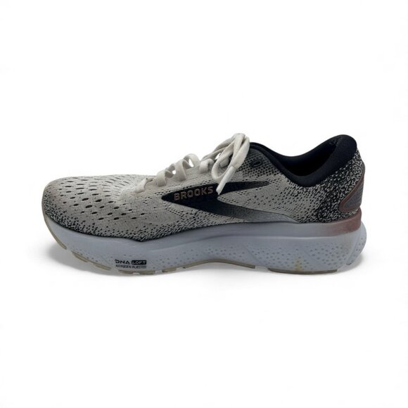 Brooks Ghost 16 Womens Size 6B Running Walking Gym Shoes Lt Gray Black - Picture 4 of 7